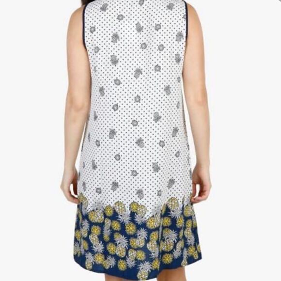 Naïf Pineapple Print Polka Dot Dress - Picture 2 of 8